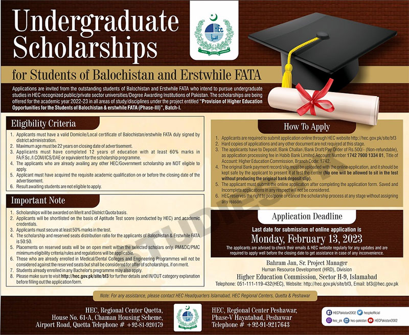 Undergraduate-Balochistan-Scholarship-Advertisement