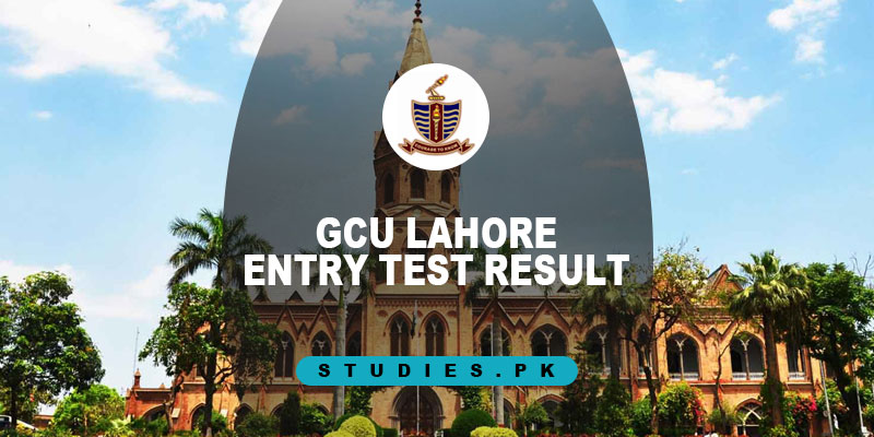 GCU-Lahore-Entry-Test-Result-Inter-Admission