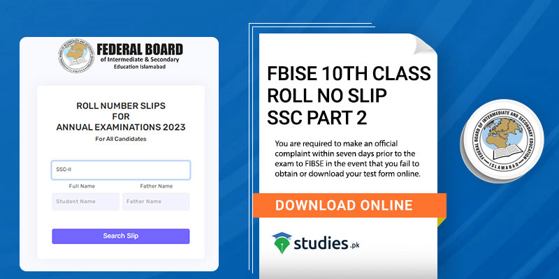 FBISE-10th-Class-Roll-No-Slip-SSC-Part-2