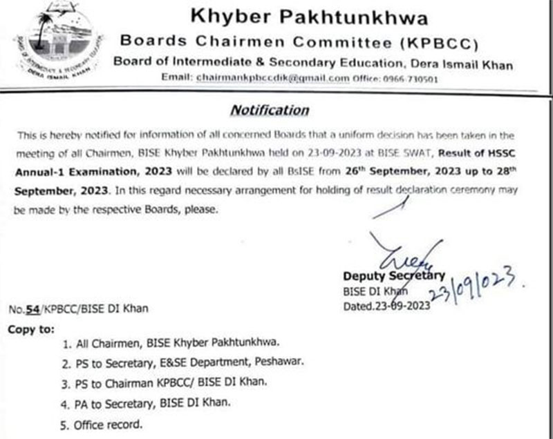 KPK-Boards-1st-Year-Result--Notification