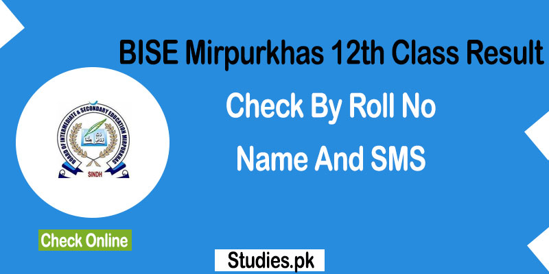 BISE-Mirpurkhas-12th-Class-Result-Check-By-Roll-No,-Name-And-SMS