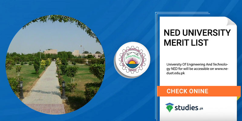 NED-University-Merit-List-Entry-Test-Result