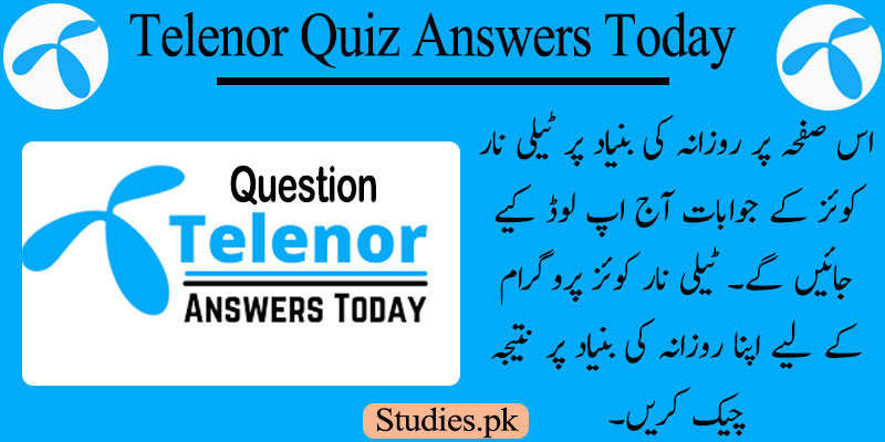 Telenor-Quiz-Answers-Today