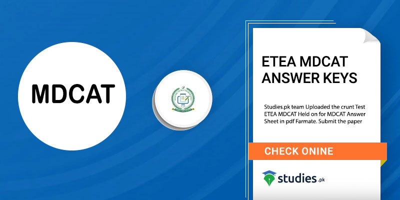 ETEA MDCAT Answer Key
