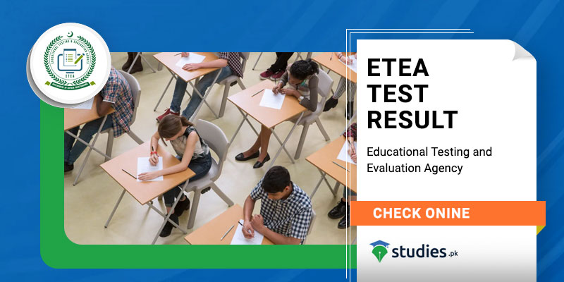 ETEA Test Result 2024 by Roll No and Name Online Check