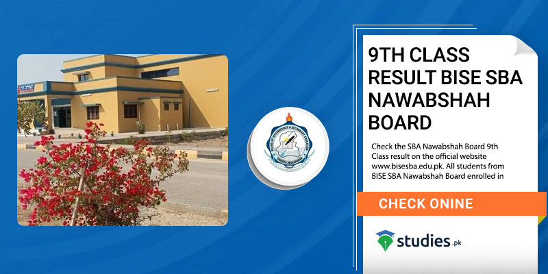 9th Class Result BISE SBA Nawabshah Board By Roll No